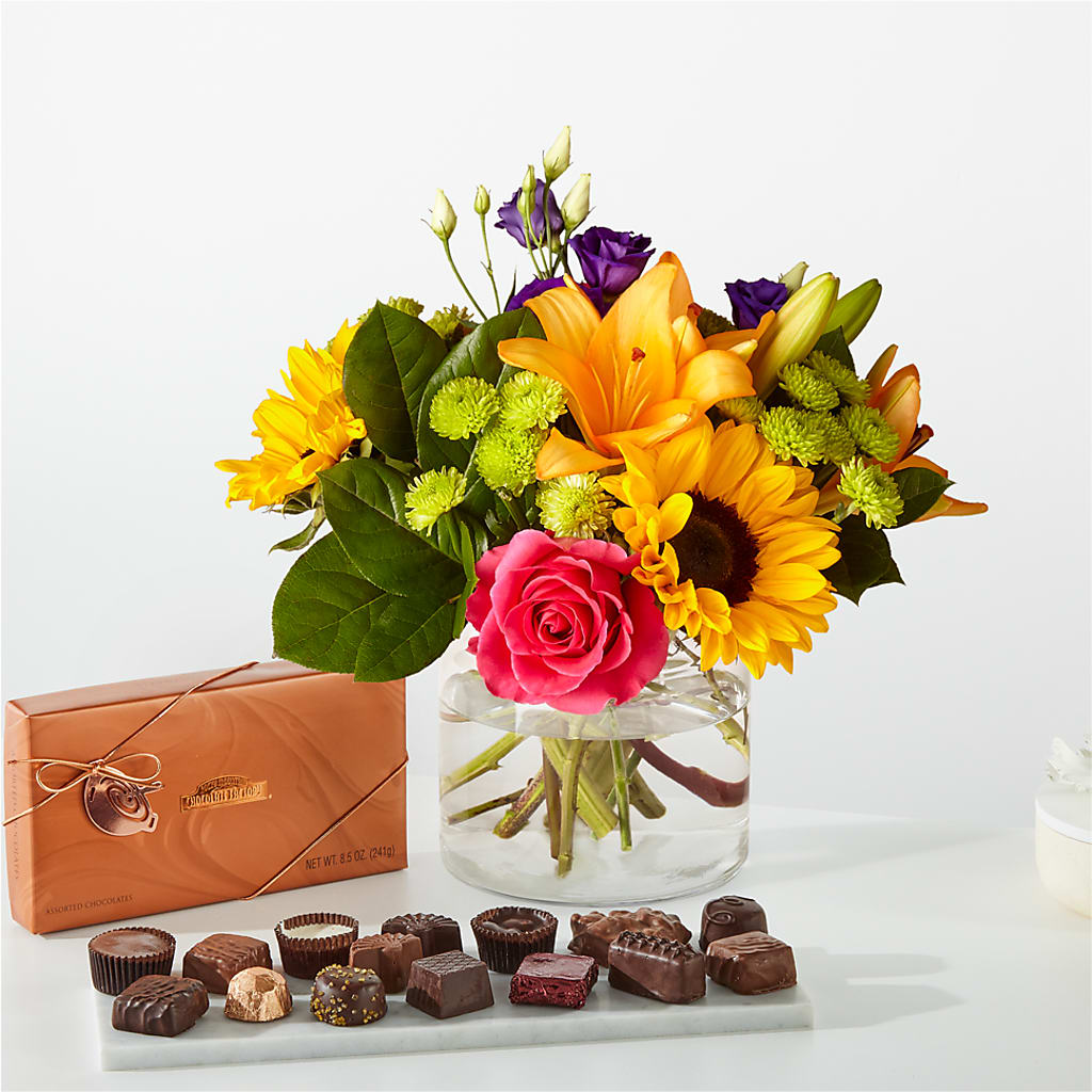 Best Day Bouquet and Chocolate Bundle – Coatesville Flower Shop, Coatesville PA