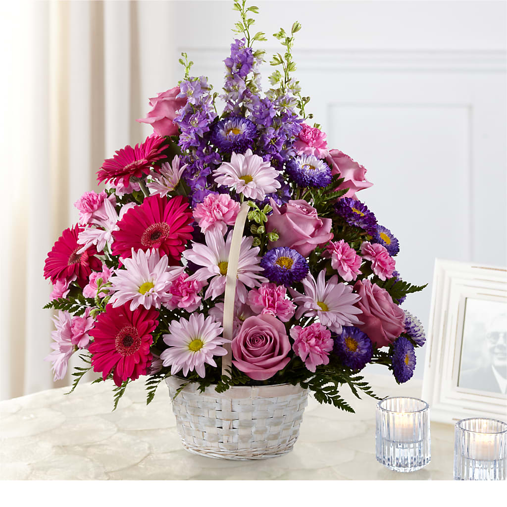 Pastel Peace Basket – Coatesville Flower Shop, Coatesville PA