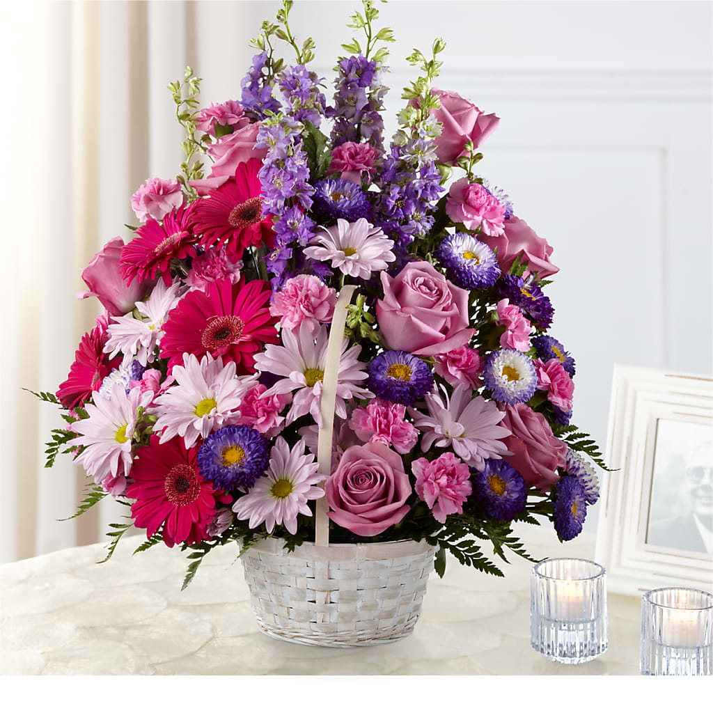 Pastel Peace Basket – Coatesville Flower Shop, Coatesville PA