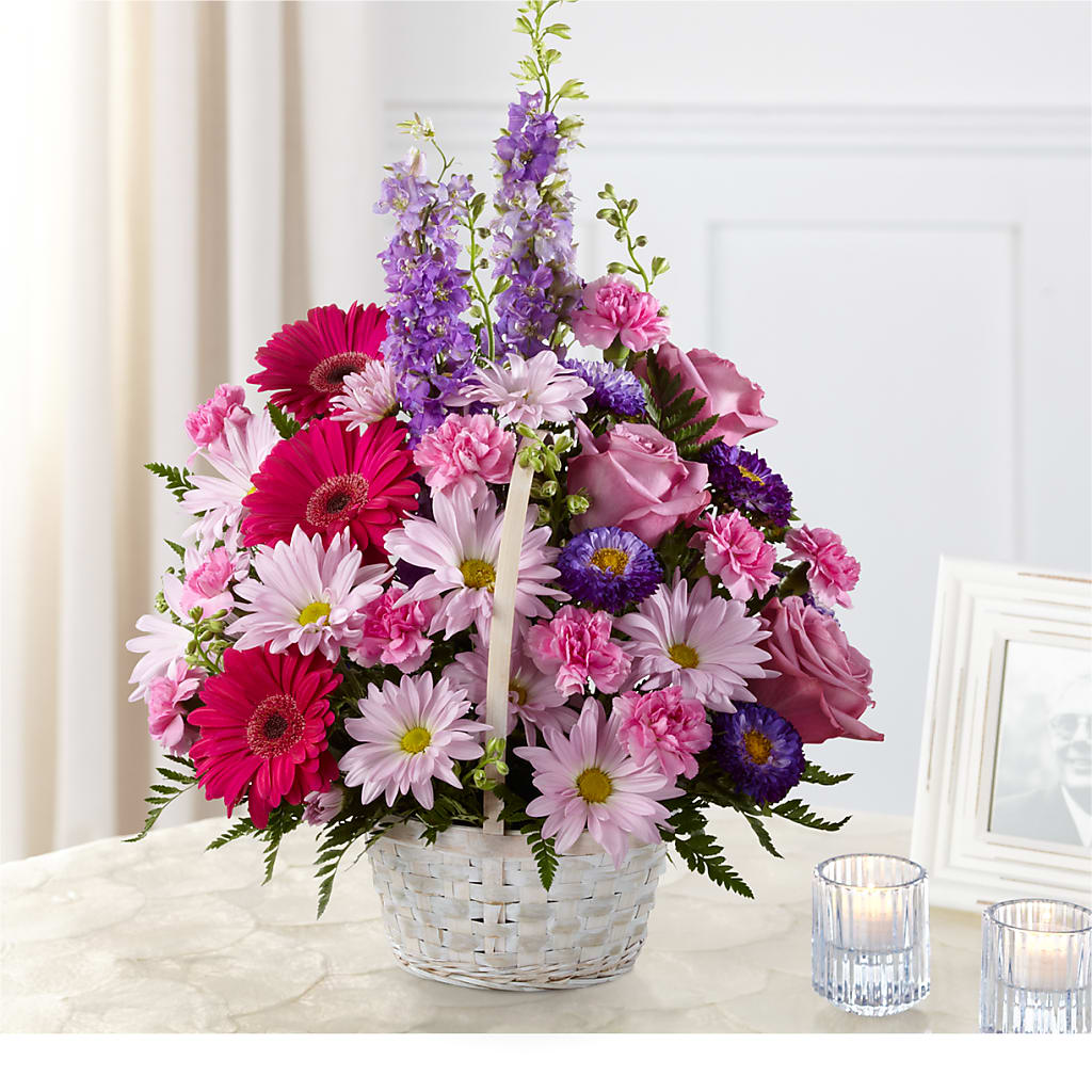 Pastel Peace Basket – Coatesville Flower Shop, Coatesville PA
