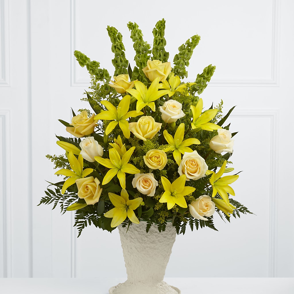 Golden Memories Arrangement – Coatesville Flower Shop, Coatesville PA