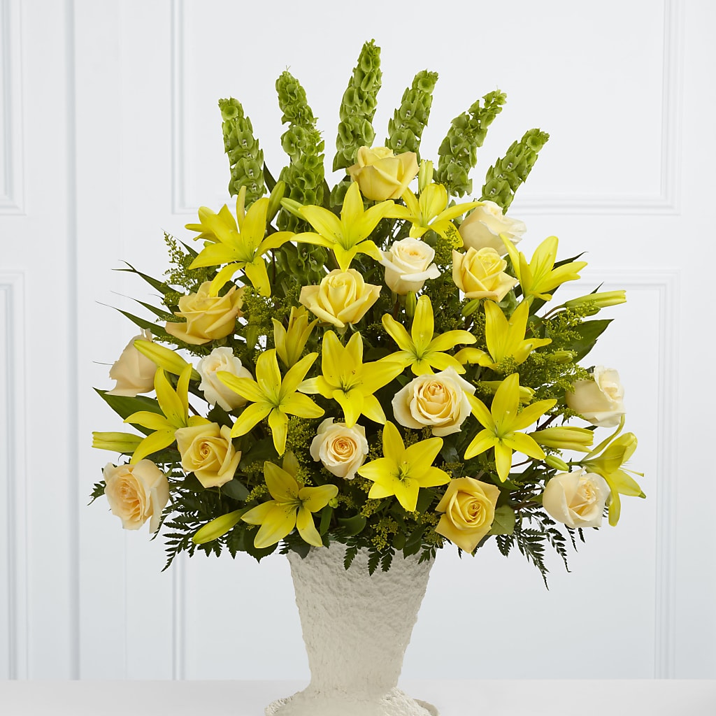 Golden Memories Arrangement – Coatesville Flower Shop, Coatesville PA