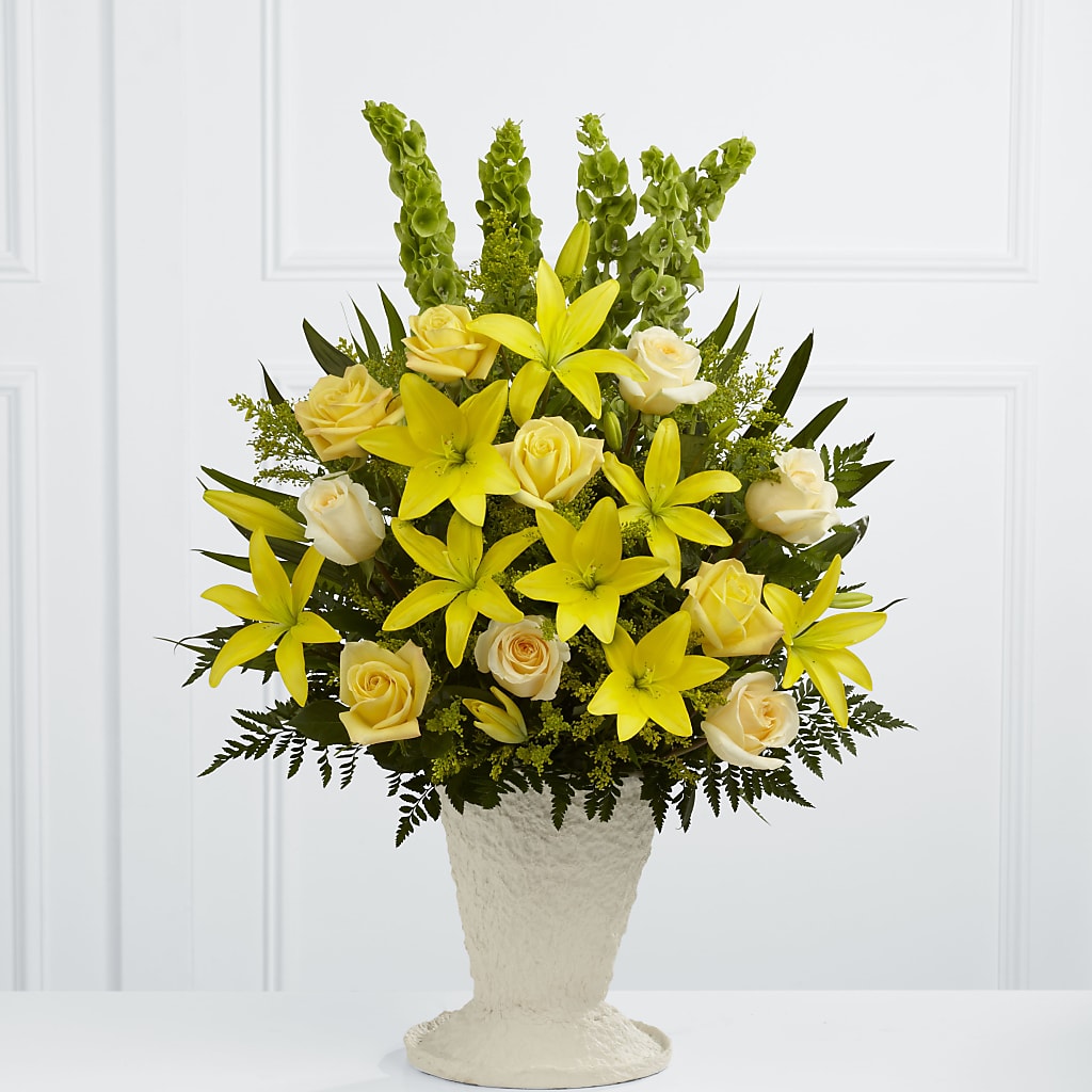 Golden Memories Arrangement – Coatesville Flower Shop, Coatesville PA