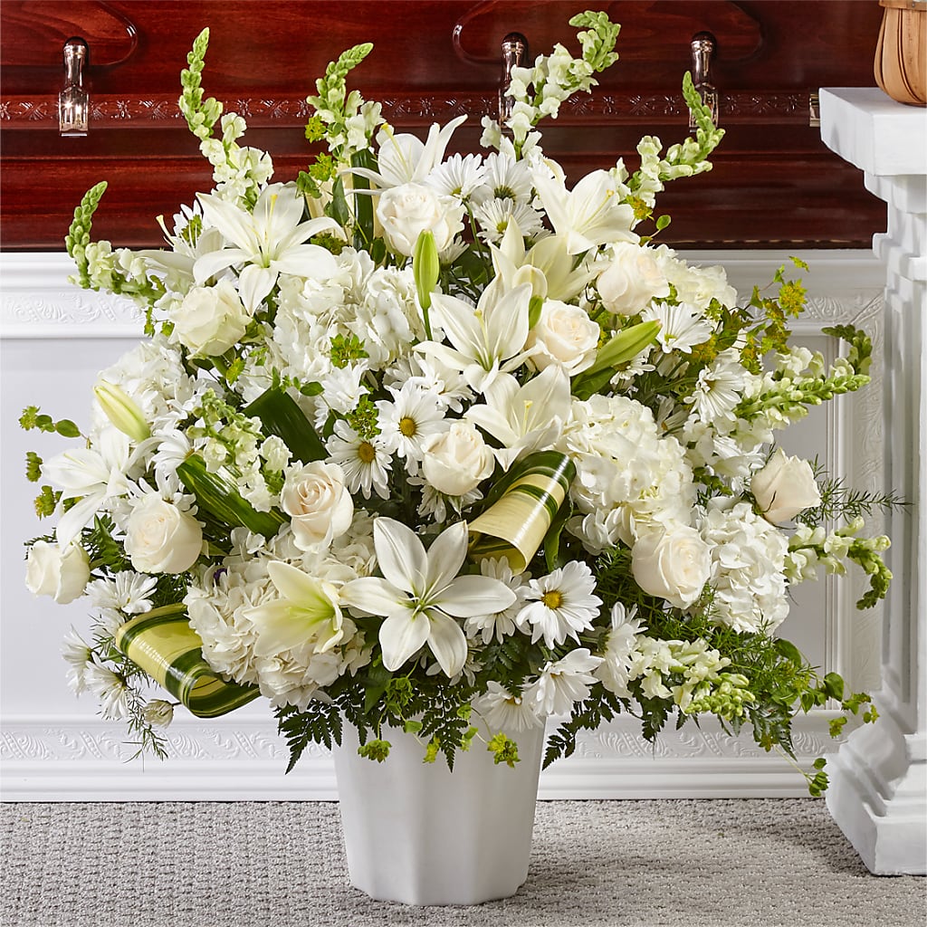 Thoughts of Tranquility Floor Basket – Coatesville Flower Shop, Coatesville PA