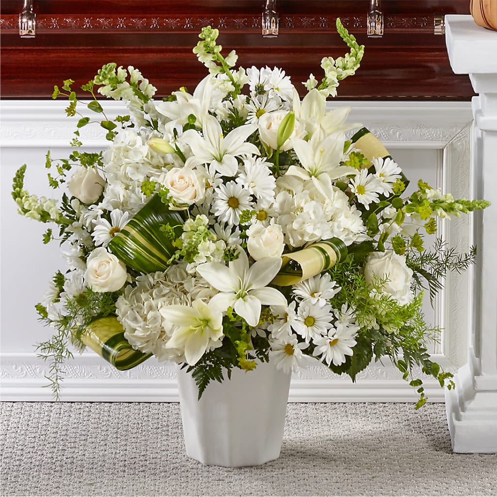 Thoughts of Tranquility Floor Basket – Coatesville Flower Shop, Coatesville PA