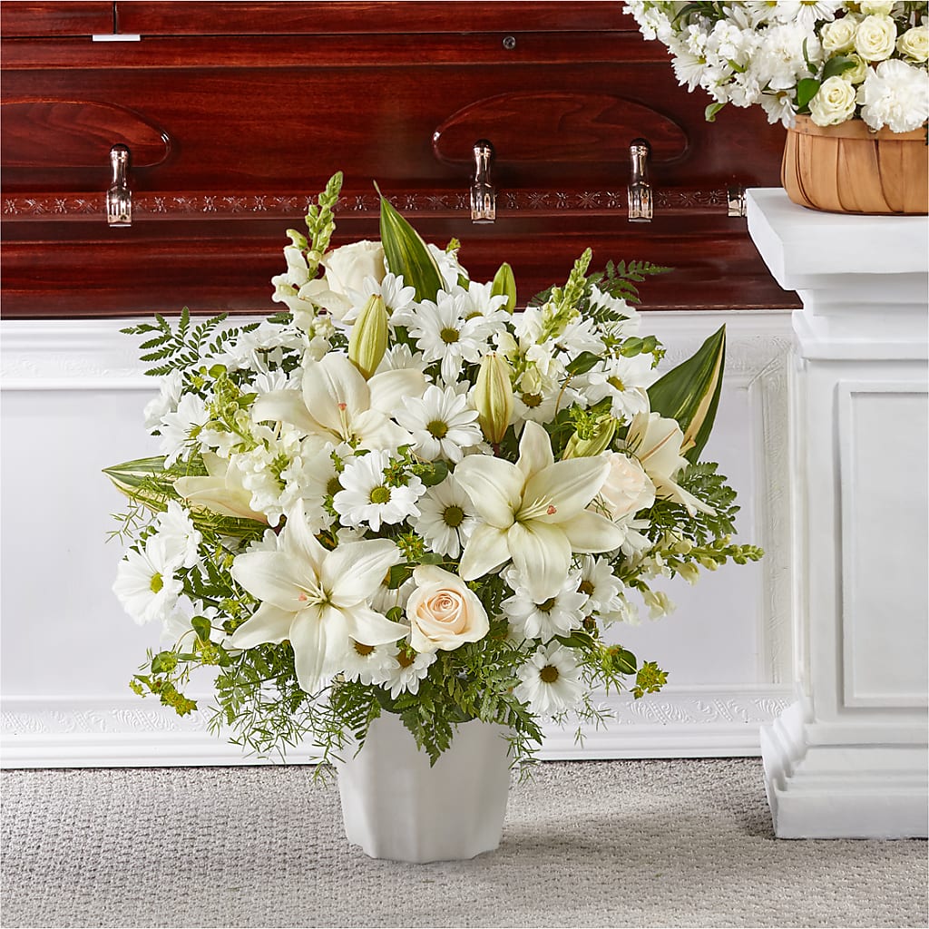 Thoughts of Tranquility Floor Basket – Coatesville Flower Shop, Coatesville PA