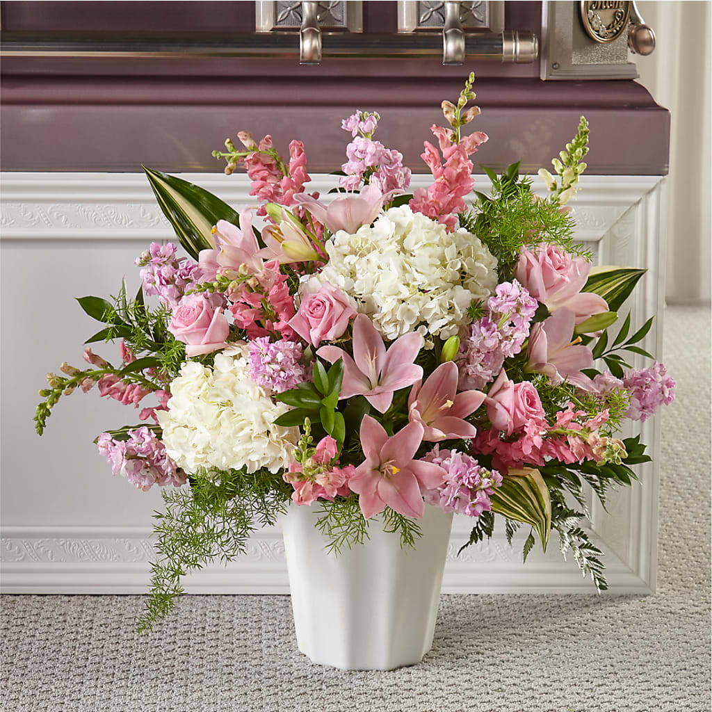 Simply Serene Floor Basket – Coatesville Flower Shop, Coatesville PA