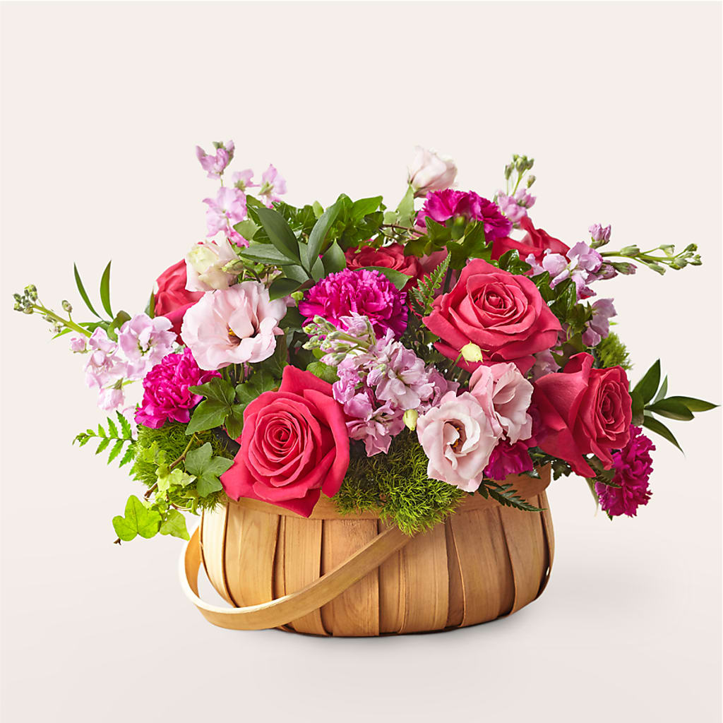 Radiance in Bloom Basket – Coatesville Flower Shop, Coatesville PA