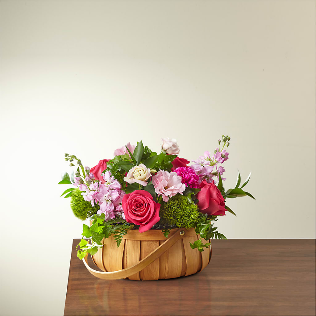 Radiance in Bloom Basket – Coatesville Flower Shop, Coatesville PA
