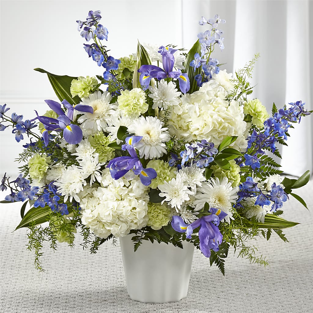 Soft Serenity Floor Basket – Coatesville Flower Shop, Coatesville PA