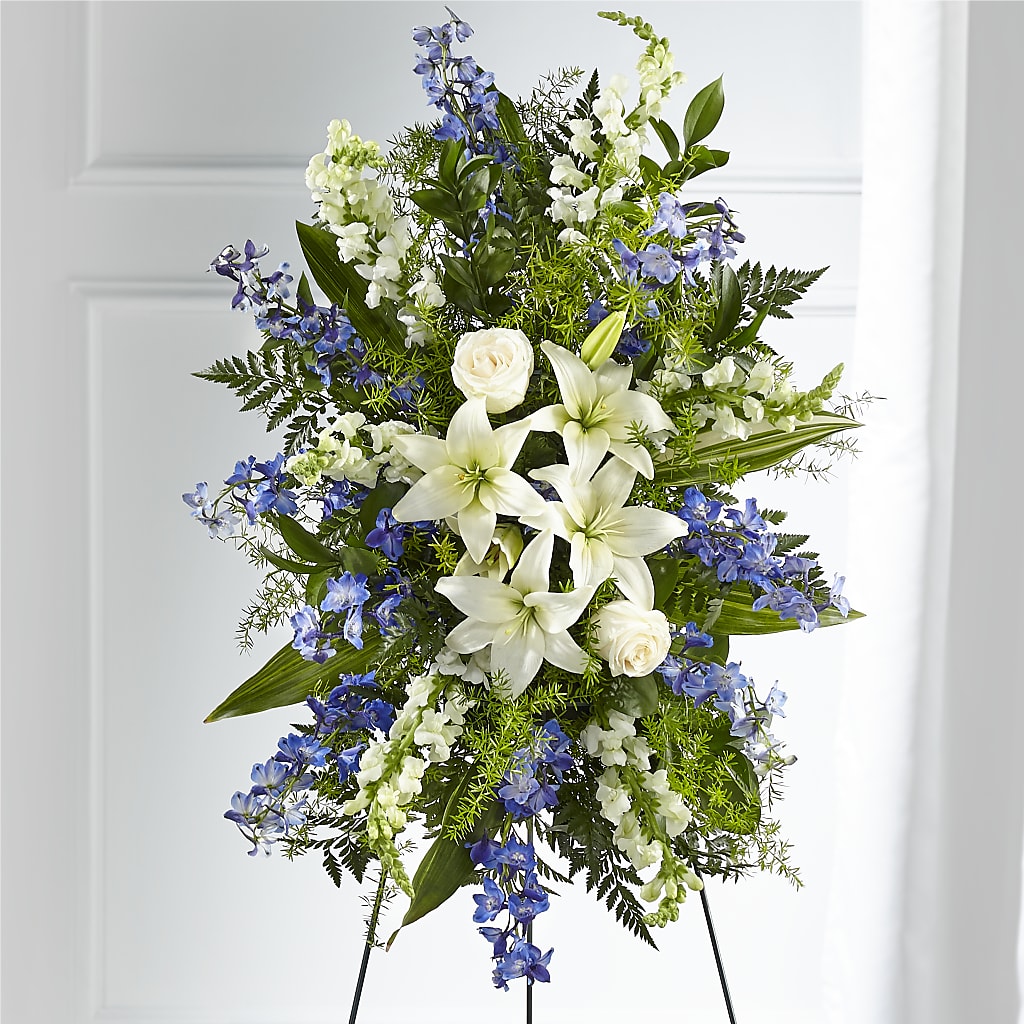 Faithful Friend Standing Spray – Coatesville Flower Shop, Coatesville PA