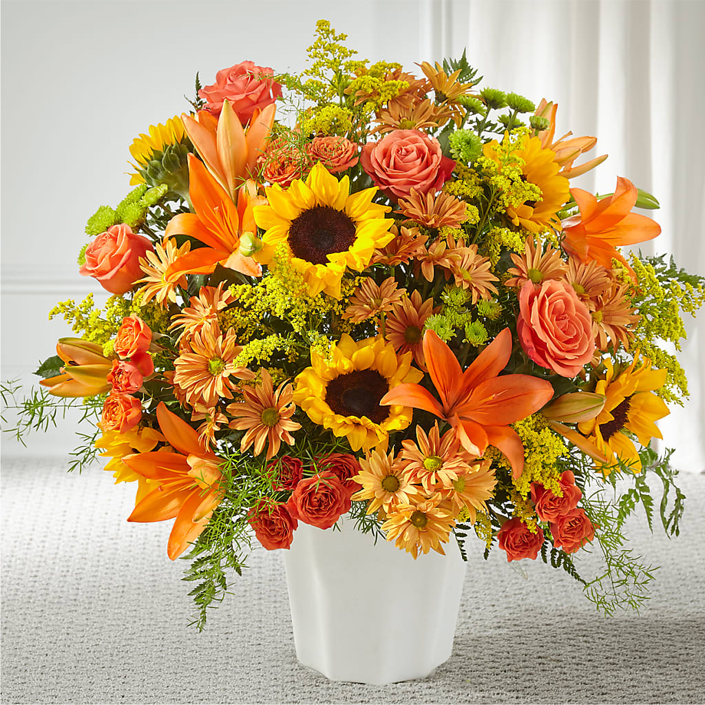 Harvest Thoughts Floor Basket – Coatesville Flower Shop, Coatesville PA