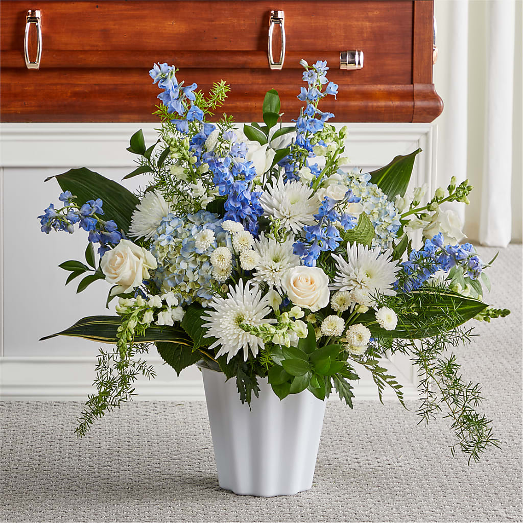 Everlasting Memories Floor Basket – Coatesville Flower Shop, Coatesville PA