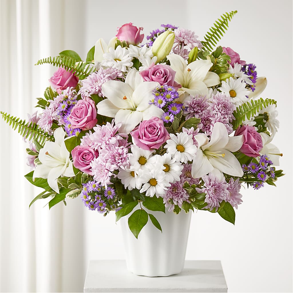 Warmest Thoughts Tabletop Basket – Coatesville Flower Shop, Coatesville PA