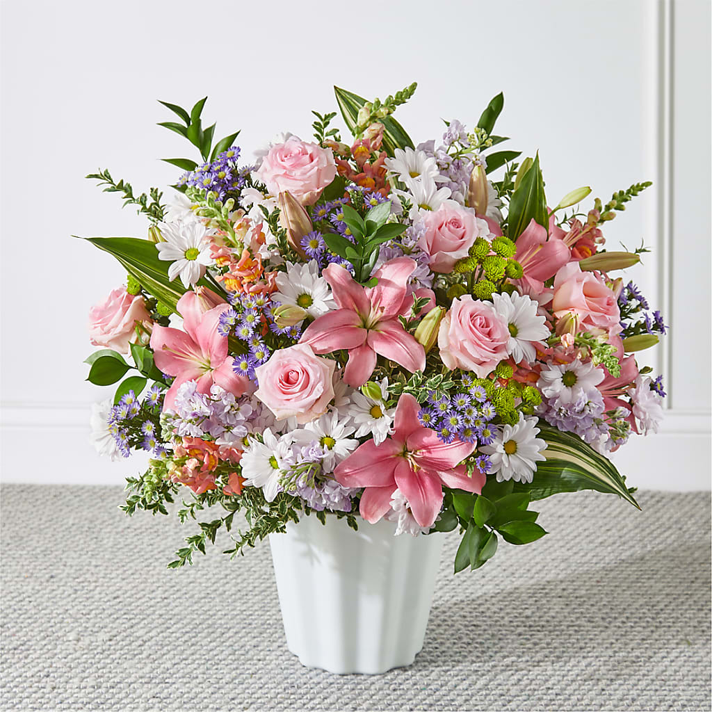Abundant Compassion Floor Basket – Coatesville Flower Shop, Coatesville PA