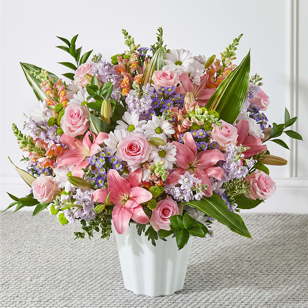 Abundant Compassion Floor Basket – Coatesville Flower Shop, Coatesville PA