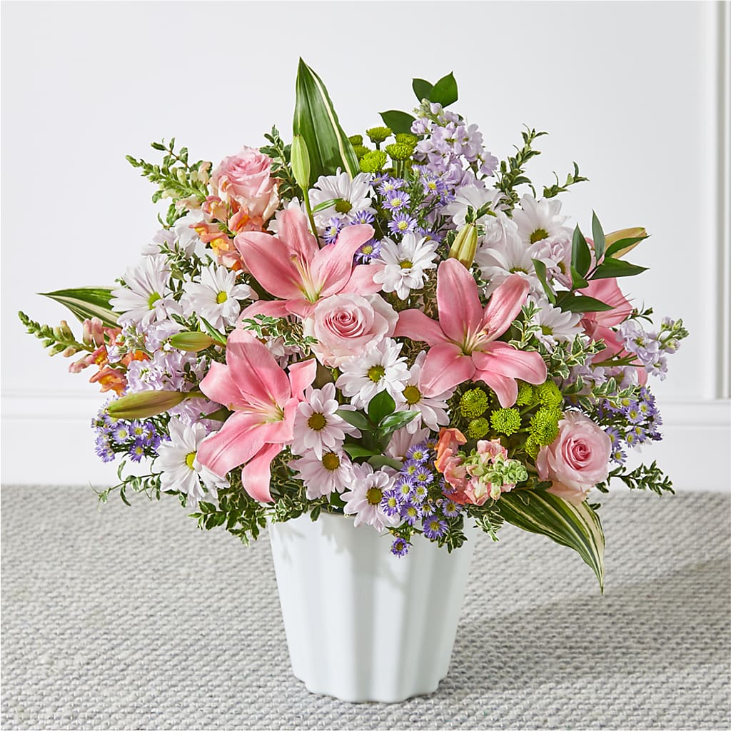 Abundant Compassion Floor Basket – Coatesville Flower Shop, Coatesville PA
