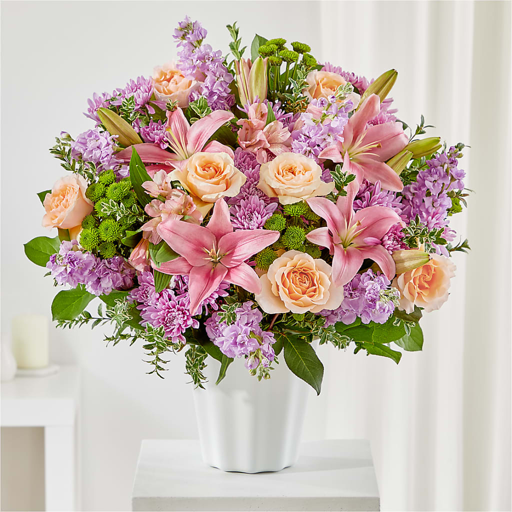 Supportive Embrace Tabletop Basket – Coatesville Flower Shop, Coatesville PA