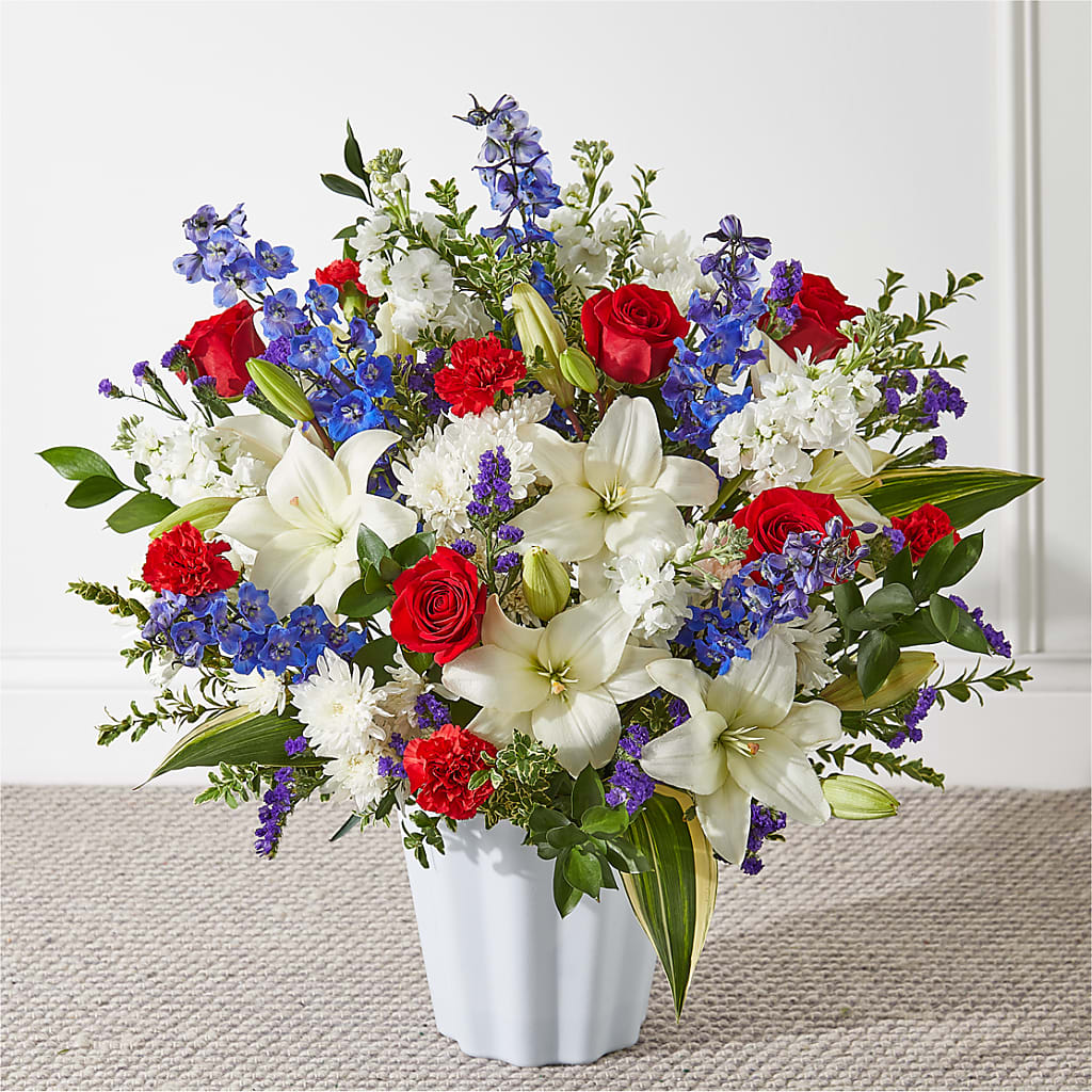 Consoled Floor Basket – Coatesville Flower Shop, Coatesville PA