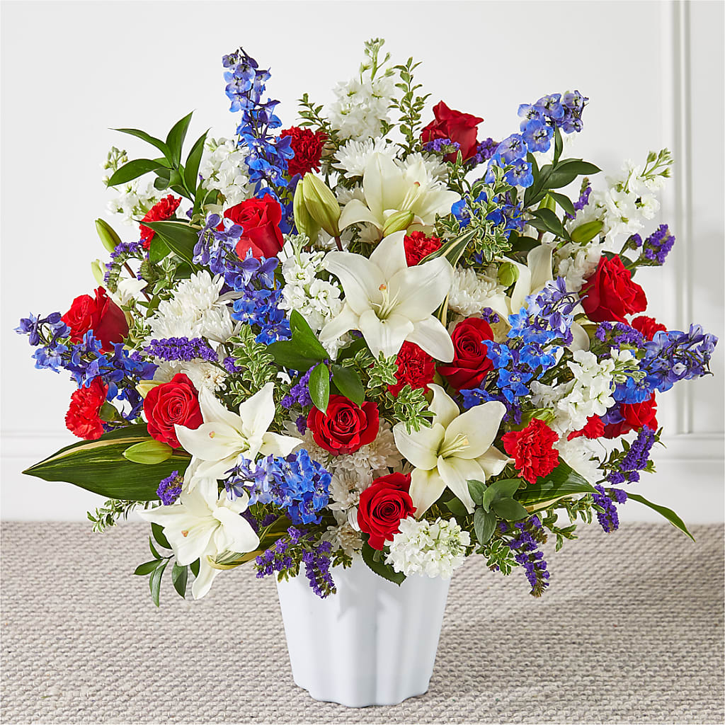 Consoled Floor Basket – Coatesville Flower Shop, Coatesville PA