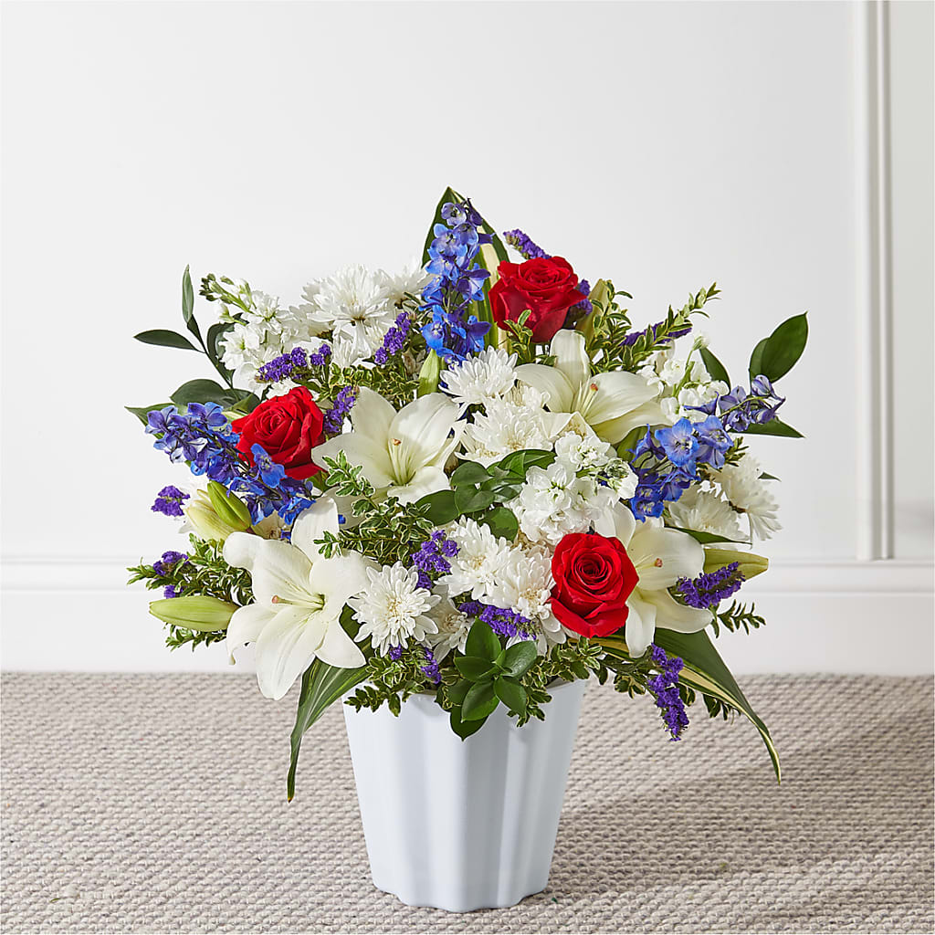 Consoled Floor Basket – Coatesville Flower Shop, Coatesville PA