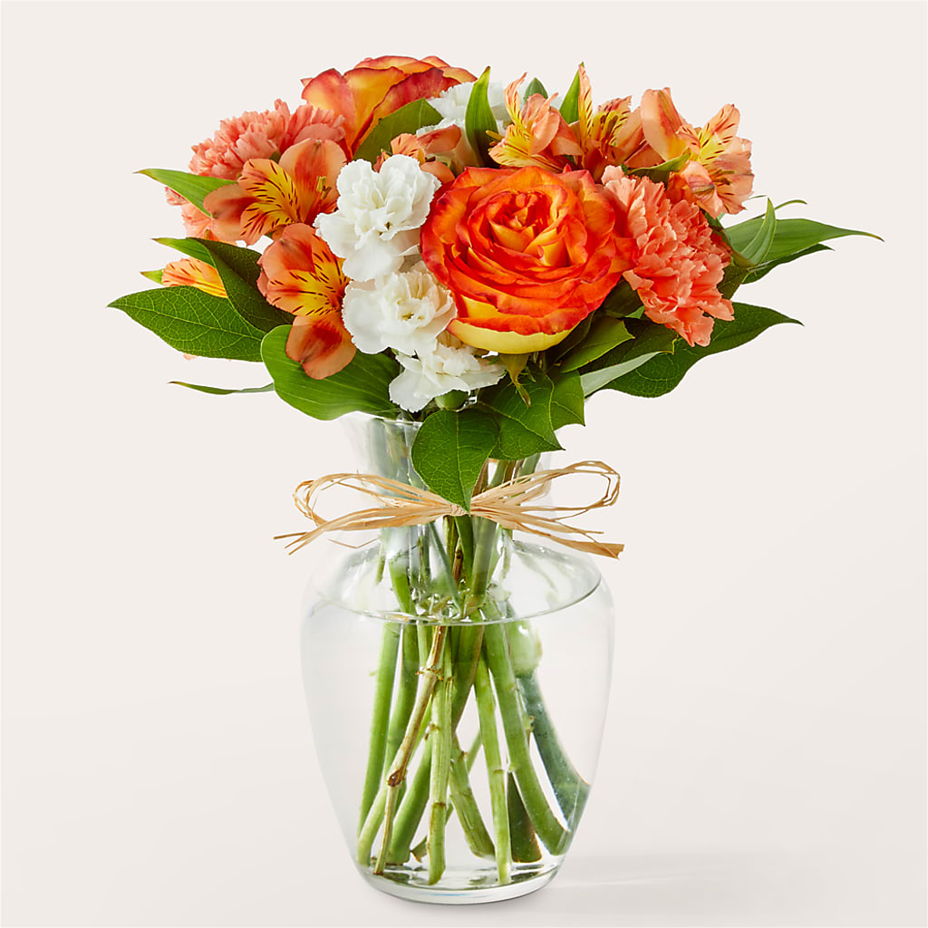 Apricot Glow Bouquet – Coatesville Flower Shop, Coatesville PA