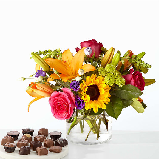 Best Day Bouquet and Chocolate Bundle –  Coatesville Flower Shop, Coatesville PA