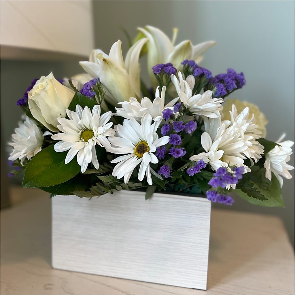 Beyond Blue Box Bouquet –  Coatesville Flower Shop, Coatesville PA