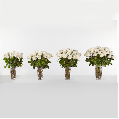 Long Stem White Rose Bouquet –  Coatesville Flower Shop, Coatesville PA
