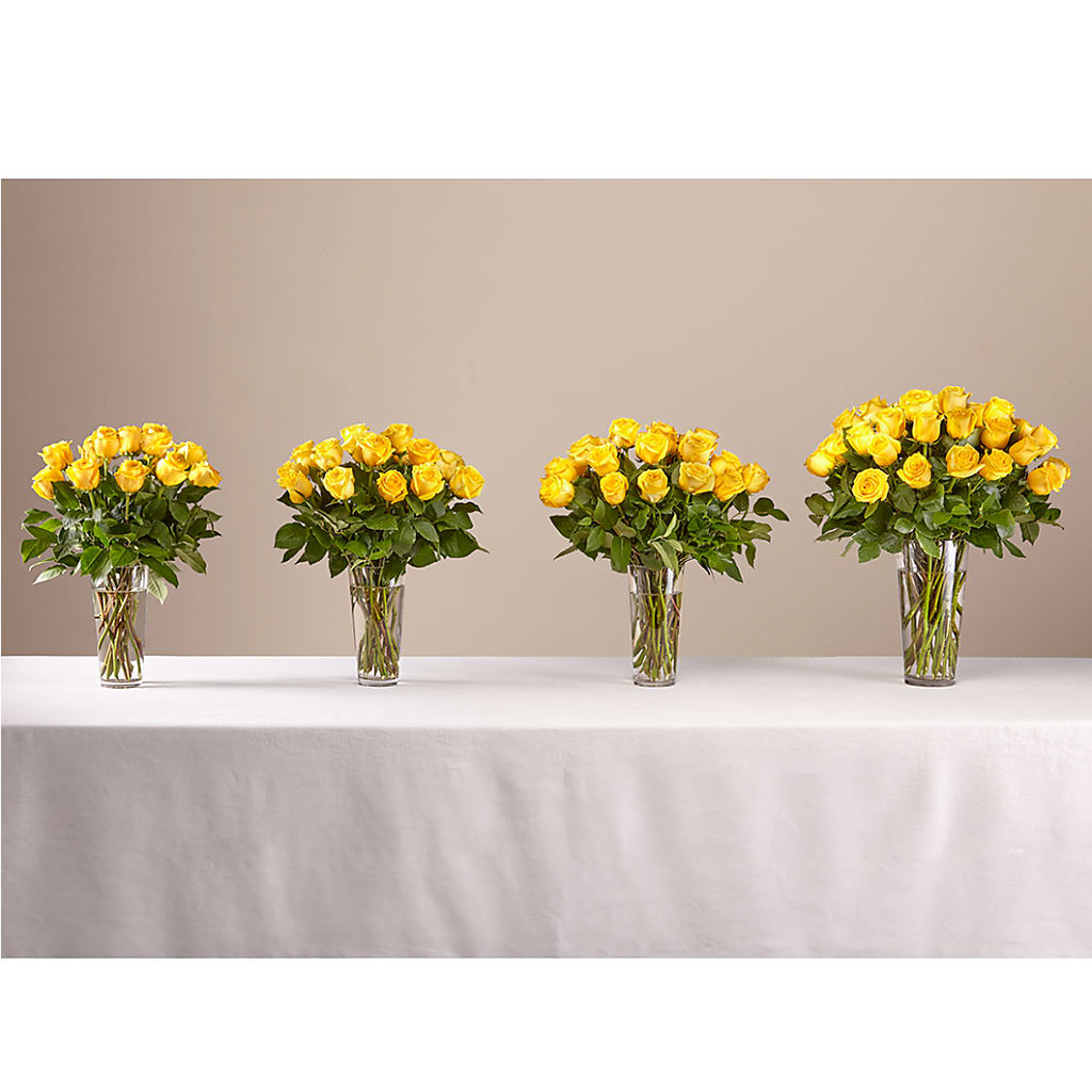 Long Stem Yellow Rose Bouquet –  Coatesville Flower Shop, Coatesville PA