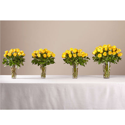 Long Stem Yellow Rose Bouquet –  Coatesville Flower Shop, Coatesville PA