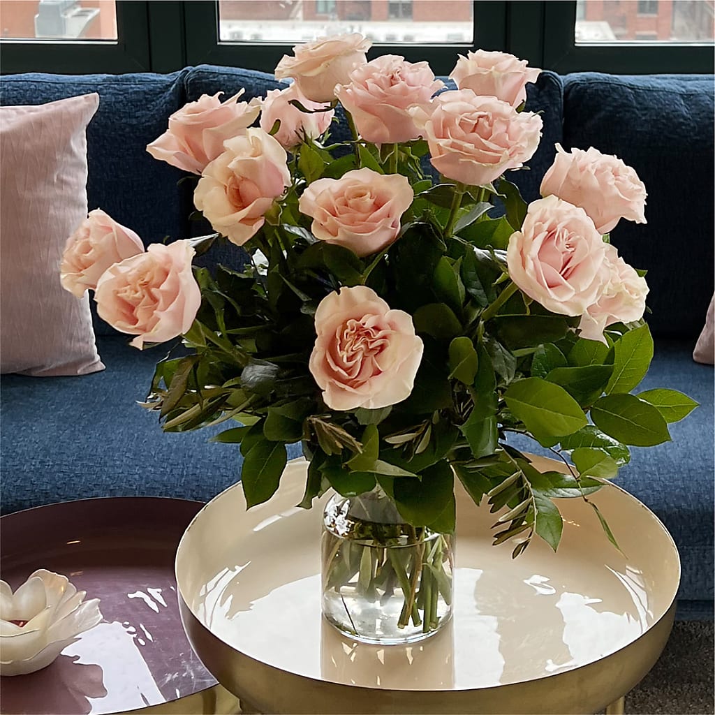 Long Stem Pink Rose Bouquet –  Coatesville Flower Shop, Coatesville PA