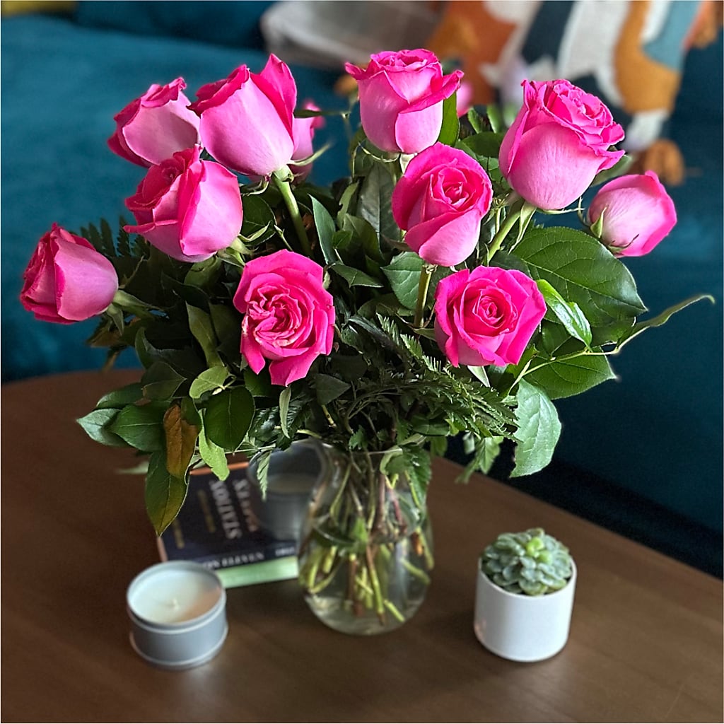 Long Stem Pink Rose Bouquet –  Coatesville Flower Shop, Coatesville PA
