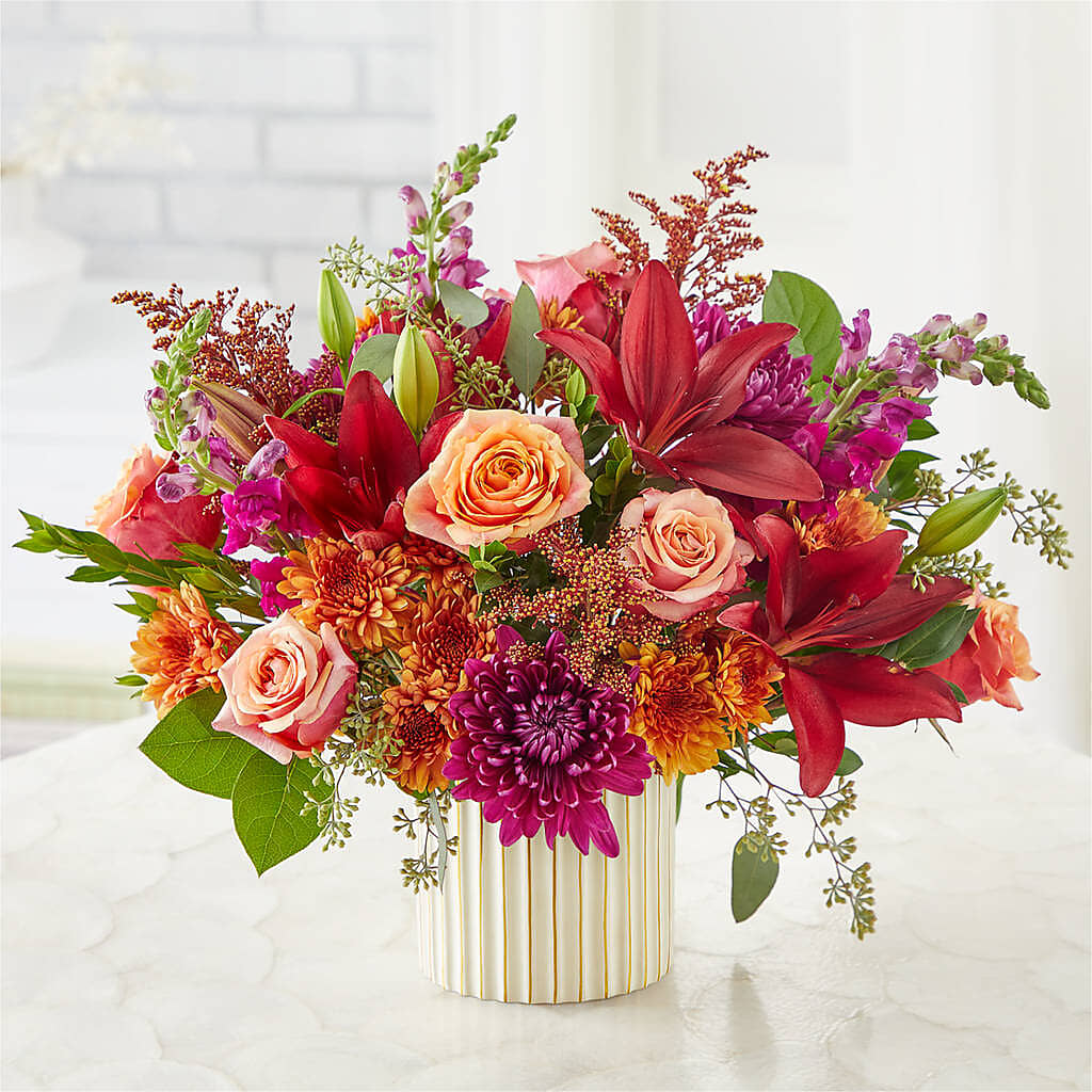 Burgundy Landscape Bouquet –  Coatesville Flower Shop, Coatesville PA