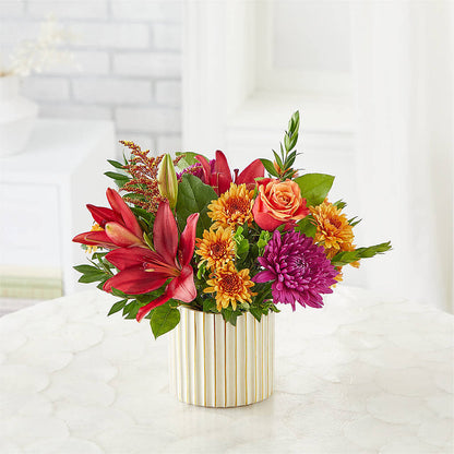 Burgundy Landscape Bouquet –  Coatesville Flower Shop, Coatesville PA