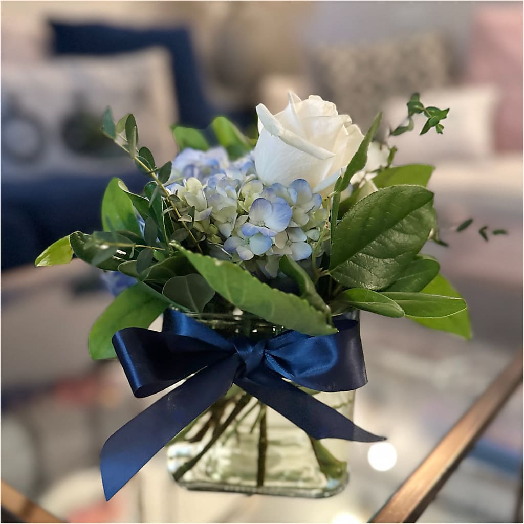 Sky Blue Delight Bouquet –  Coatesville Flower Shop, Coatesville PA