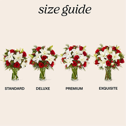 Sparkling Snowflakes Bouquet –  Coatesville Flower Shop, Coatesville PA