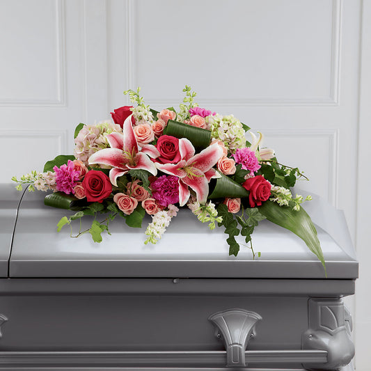 Splendid Grace Casket Spray –  Coatesville Flower Shop, Coatesville PA