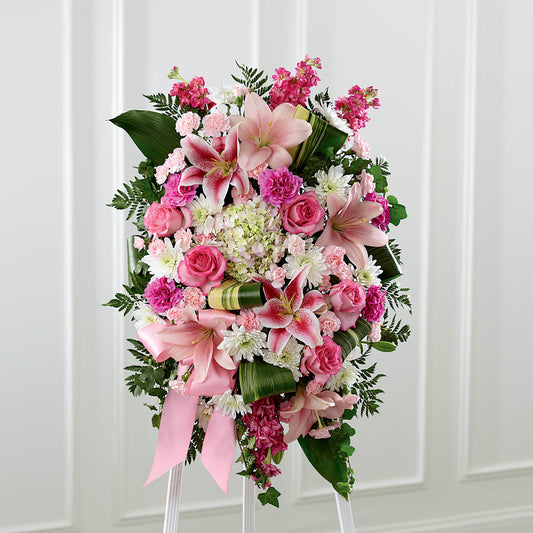 Comforting Standing Spray –  Coatesville Flower Shop, Coatesville PA