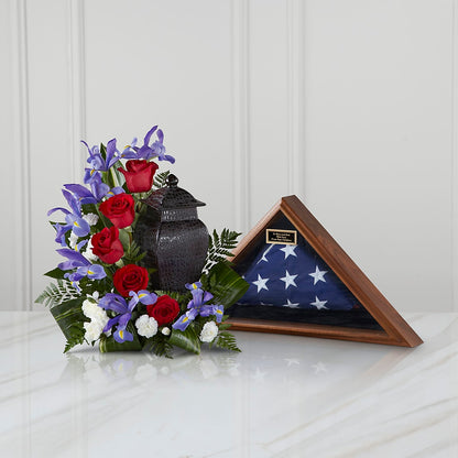 Patriotic Tribute Arrangement –  Coatesville Flower Shop, Coatesville PA