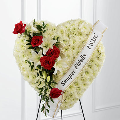 Heartfelt Hero Standing Heart –  Coatesville Flower Shop, Coatesville PA