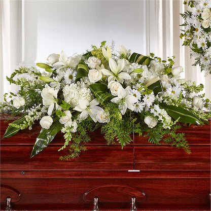 Abundance Casket Spray –  Coatesville Flower Shop, Coatesville PA