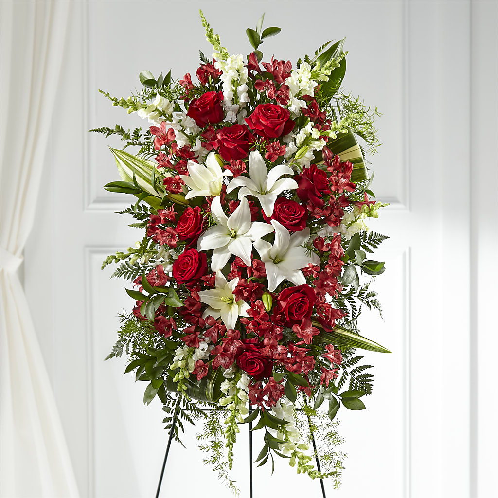 Everlasting Memory Standing Spray –  Coatesville Flower Shop, Coatesville PA