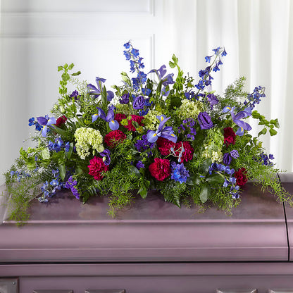 Always Treasured Casket Spray –  Coatesville Flower Shop, Coatesville PA