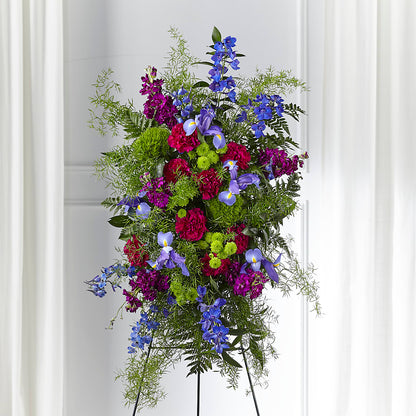 Heavenly Skies Standing Spray –  Coatesville Flower Shop, Coatesville PA