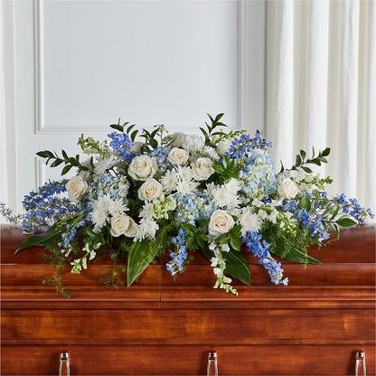 Timeless Essence Casket Spray –  Coatesville Flower Shop, Coatesville PA