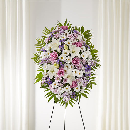 Surrounded by Love Standing Spray –  Coatesville Flower Shop, Coatesville PA