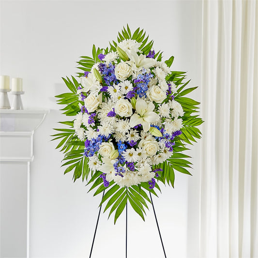 At Rest Standing Spray –  Coatesville Flower Shop, Coatesville PA