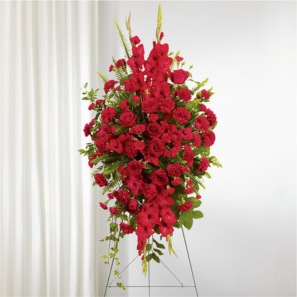 From the Heart Standing Spray –  Coatesville Flower Shop, Coatesville PA