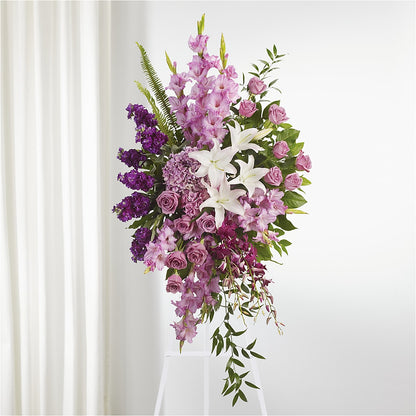 Never Alone Standing Spray –  Coatesville Flower Shop, Coatesville PA